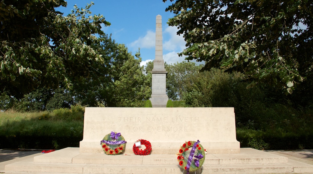 Westflandern das einen Blumen und Friedhof