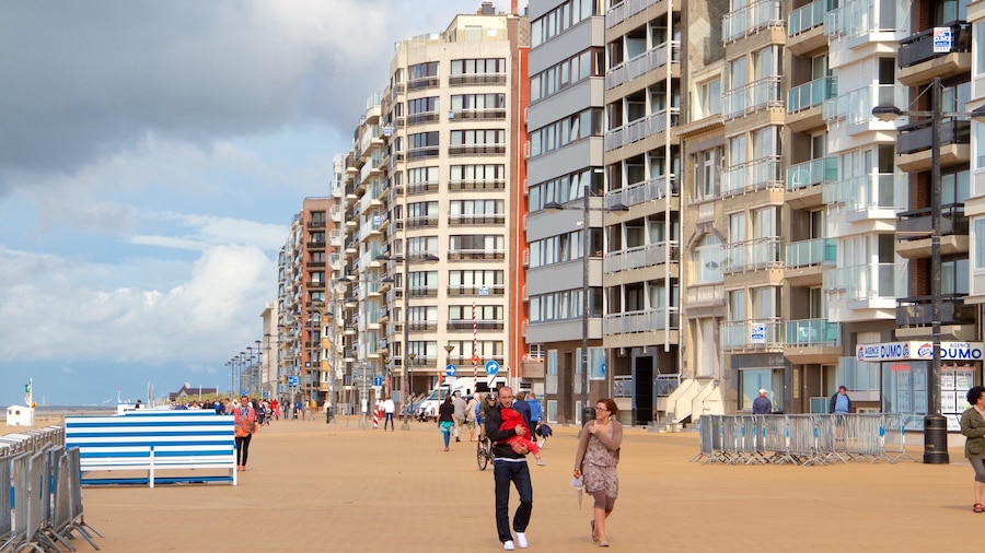 Westende có tính năng cảnh bờ biển cũng như cặp đôi
