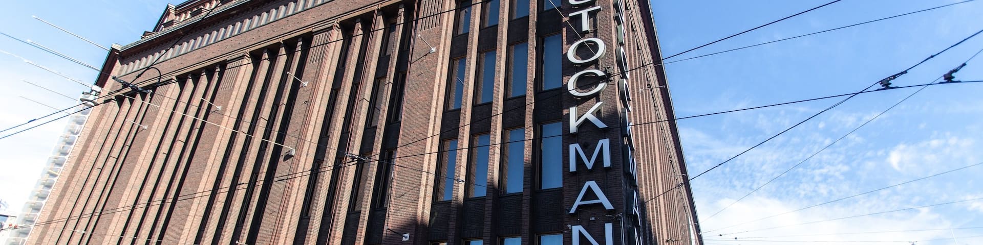 Stockmann featuring signage and heritage architecture