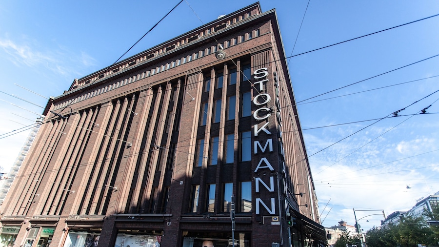 Stockmann featuring signage and heritage architecture