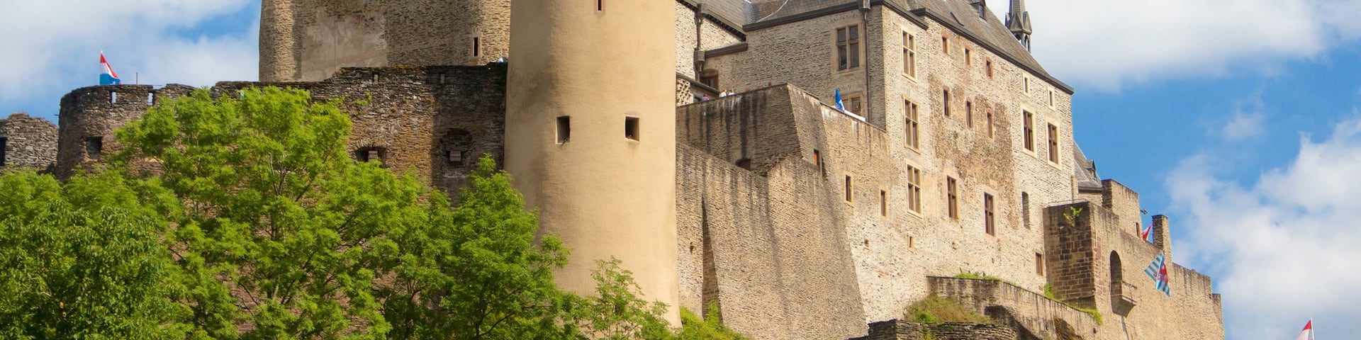 ChĂąteau de Vianden montrant patrimoine historique et patrimoine architectural