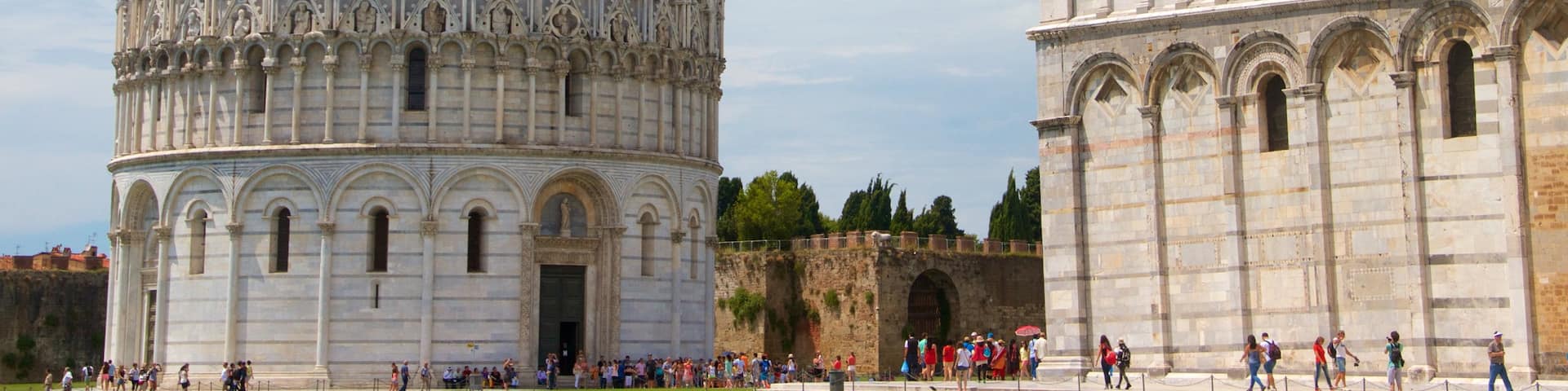 Cathedral of Pisa which includes a monument, a church or cathedral and heritage elements