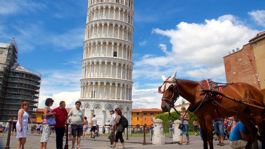 Leaning Tower which includes heritage architecture, land animals and heritage elements