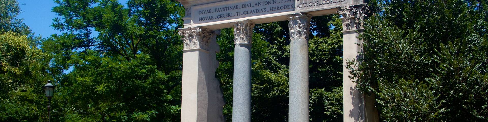 Villa Borghese featuring a park and heritage architecture