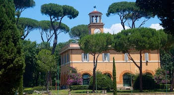 Villa Borghese caracterizando um jardim