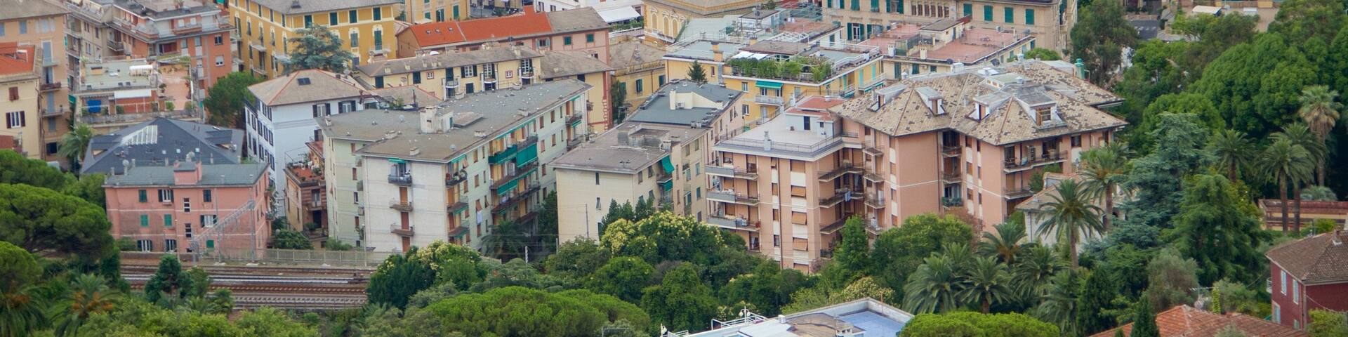 Portofino das einen Stadt, Küstenort und allgemeine Küstenansicht