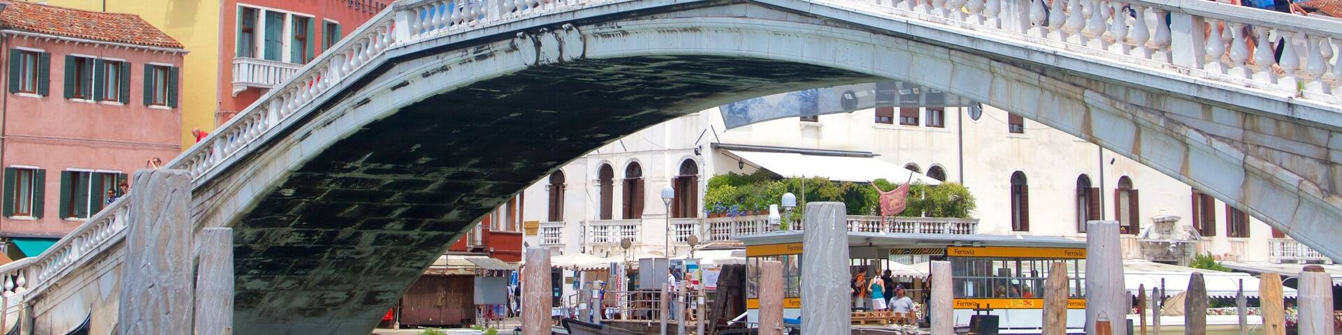 Scalzi Bridge which includes a bridge and boating