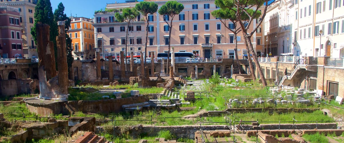 Area Sacra di Largo Argentina featuring heritage elements and building ruins