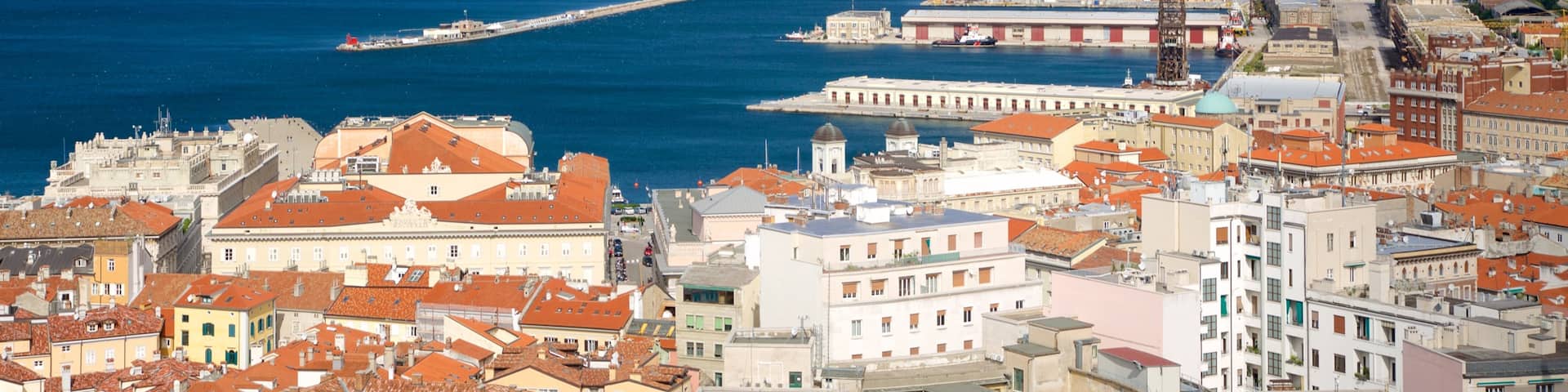 Province of Trieste showing a city