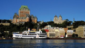 Innenstadt von Québec und Montmorency-Fall Innenstadt von Québec und Montmorency-Fall
