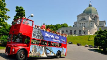 Hop-on-Hop-off-Bustour durch Montreal Hop-on-Hop-off-Bustour durch Montreal