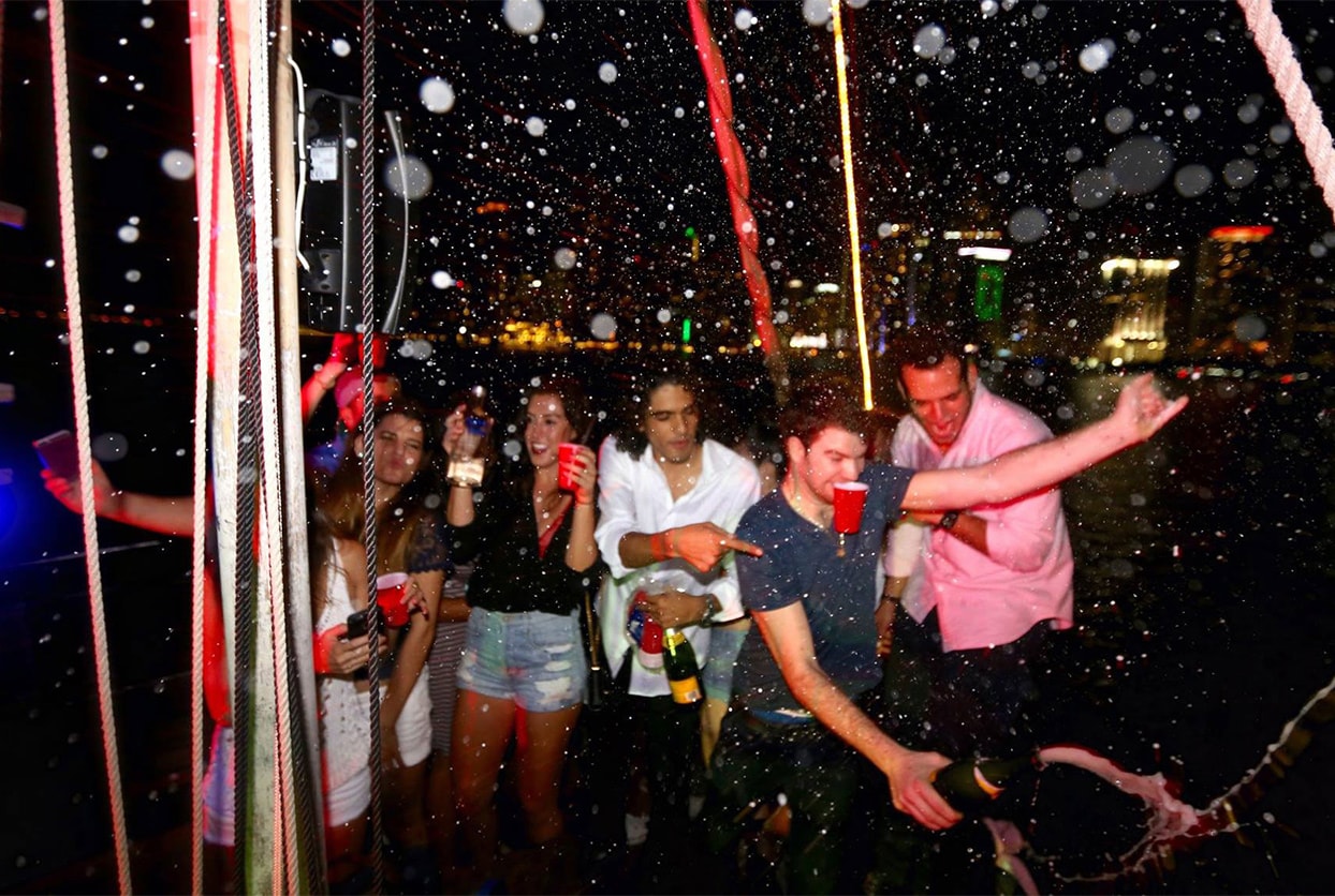 Miami Night Party Boat
