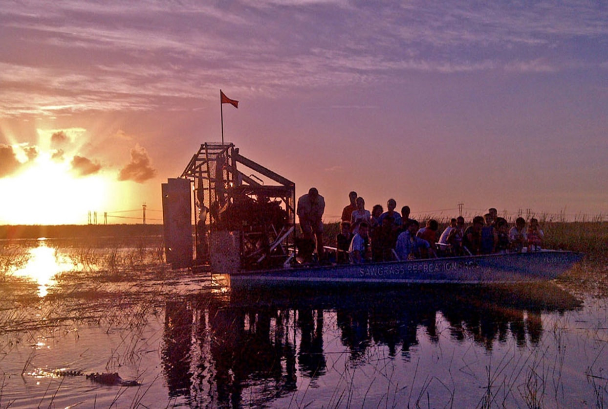 Private Nighttime Everglades Airboat Ride
