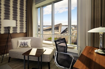 42-inch LED TV with digital channels, TV, first-run movies