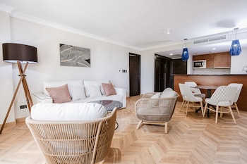 Sala de estar en el lobby