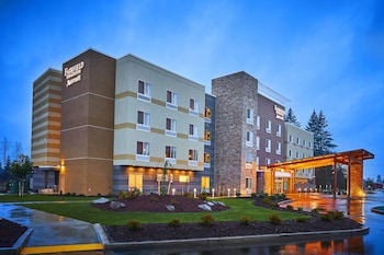 Front of property - evening/night