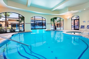 Indoor pool, outdoor pool