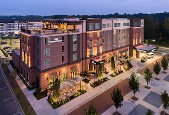 Outdoor banquet area
