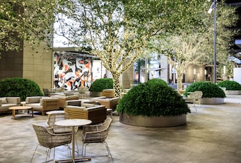 55-inch flat-screen TV with cable channels, Smart TV, pay movies