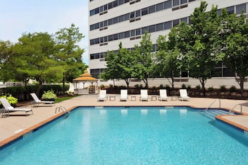 Indoor pool, seasonal outdoor pool