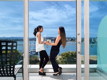 Estudio Premium, 1 cama King size, patio, vista al océano (Erickson Wing) | Vista del balcón