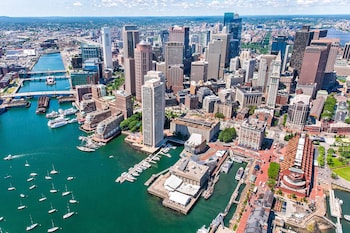Outdoor banquet area