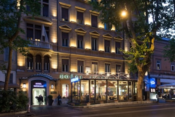 Front of property – evening/night