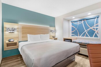 Desk, blackout curtains, iron/ironing board, free WiFi