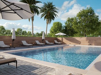 Deluxe Double Room, 2 Double Beds, Pool View | Minibar, in-room safe, individually decorated, individually furnished
