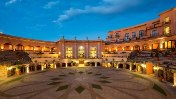 Outdoor banquet area