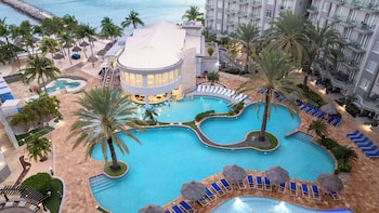 2 outdoor pools, pool umbrellas, sun loungers
