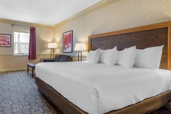 Suite, 1 cama King size, para no fumadores, hidromasaje | Ropa de cama de alta calidad y escritorio 