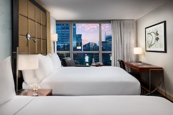 Chambre « Premier », 2 lits doubles (Ball Drop View) | Vue sur la ville