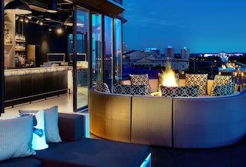 Sala de estar en el lobby