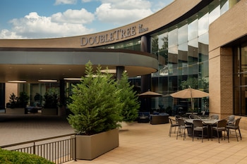 Outdoor banquet area