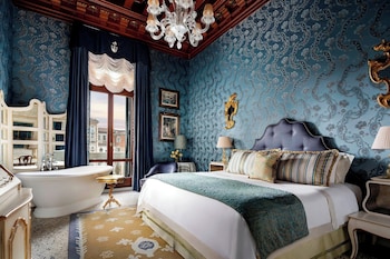 Experience the tranquility of a riverside setting with a stunning view of the waterway.