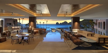 On the beach, beach cabanas, sun loungers, beach umbrellas