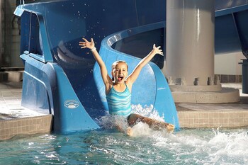 Indoor pool, seasonal outdoor pool
