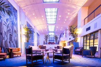 50-inch flat-screen TV with satellite channels, TV