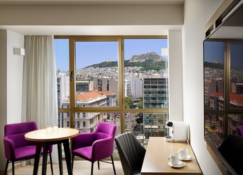 Corner Suite Fountain View | Ausblick vom Zimmer