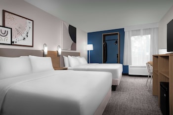 Pillow-top beds, in-room safe, blackout curtains, iron/ironing board