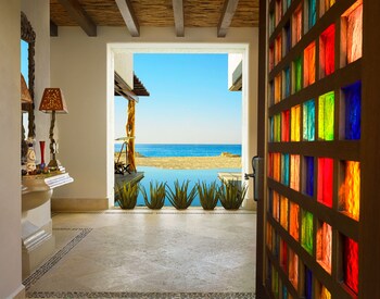 Uitzicht vanuit accommodatie