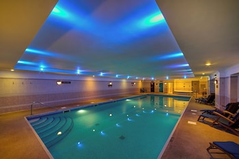 Indoor pool, outdoor pool
