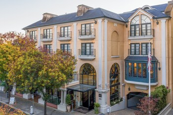 Outdoor wedding area