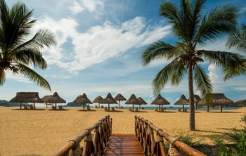 Outdoor banquet area
