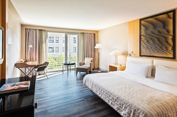 Se sirven cenas y cocina alemana; con vista al jardín