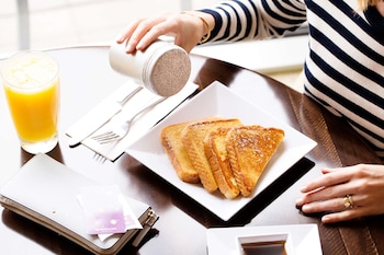 Outdoor pool, open 6:00 AM to 10:00 PM, pool umbrellas, sun loungers