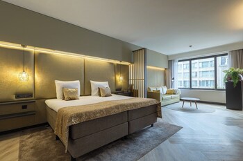 Superior appartement | 1 slaapkamer, luxe beddengoed, een minibar, een kluis op de kamer