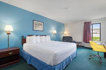 Habitación, 1 cama King size, para no fumadores, refrigerador y microondas | Ropa de cama de alta calidad, edredón y camas con efecto memoria