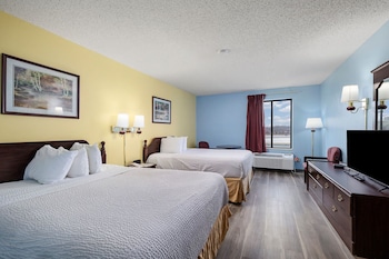 Room, 2 Queen Beds, Non Smoking, Refrigerator & Microwave